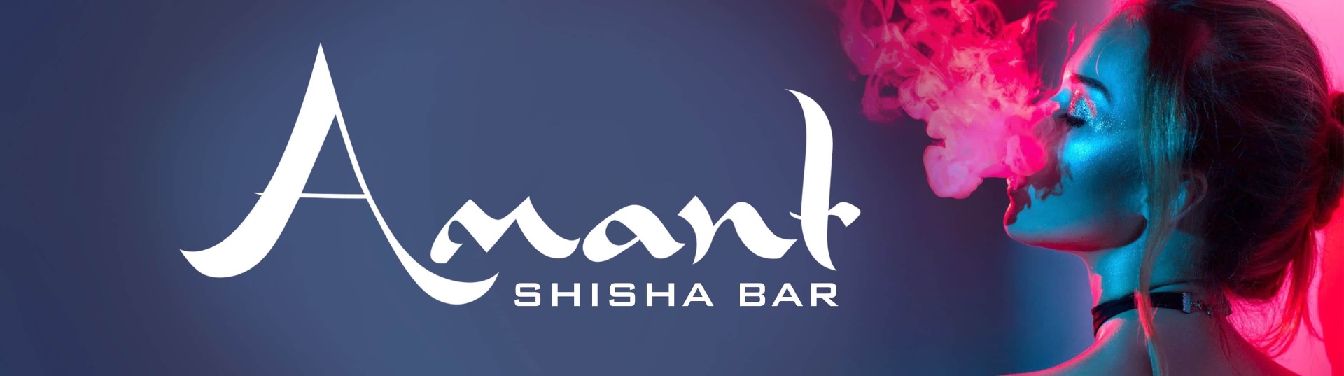 Amant Shisha Bar — лого и банер